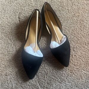 J. Crew Black Pointed Flats